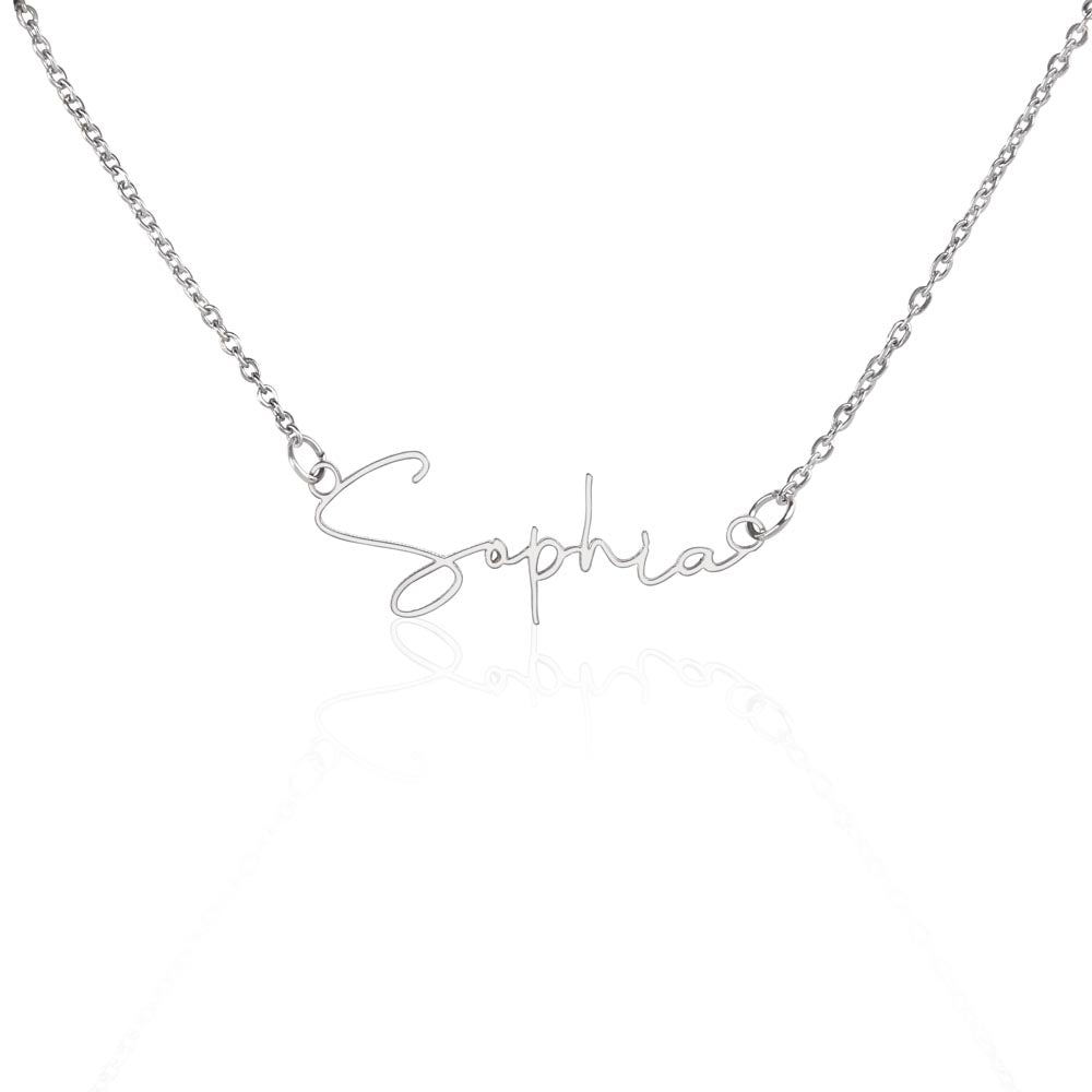 Signature Custom Name Necklace