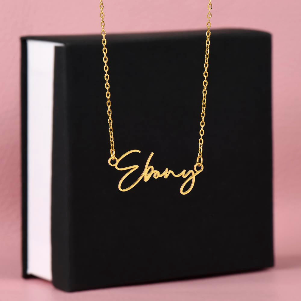 Signature Custom Name Necklace