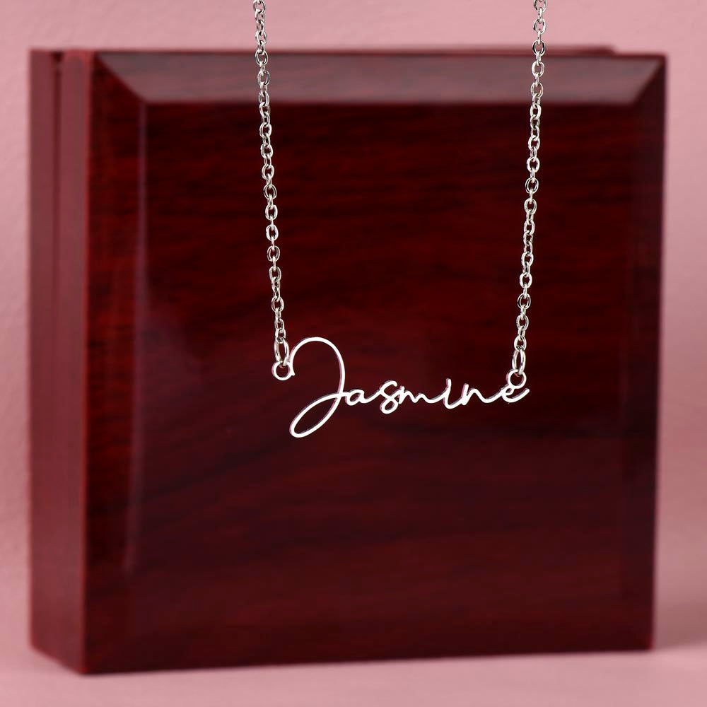Signature Custom Name Necklace