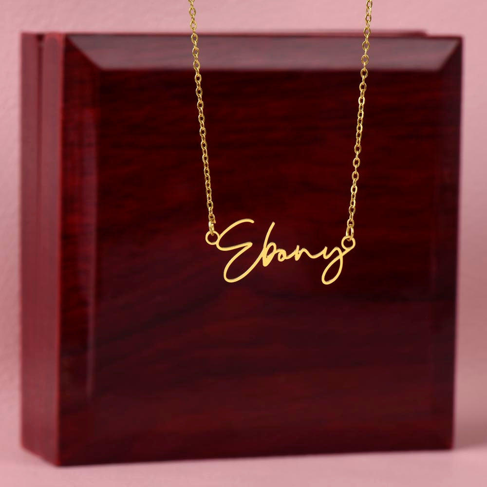Signature Custom Name Necklace