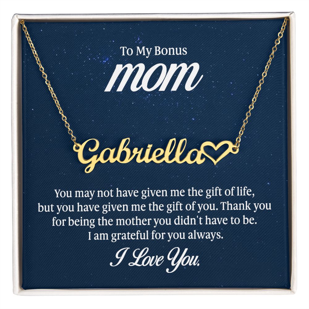 Custom Mom's name necklace