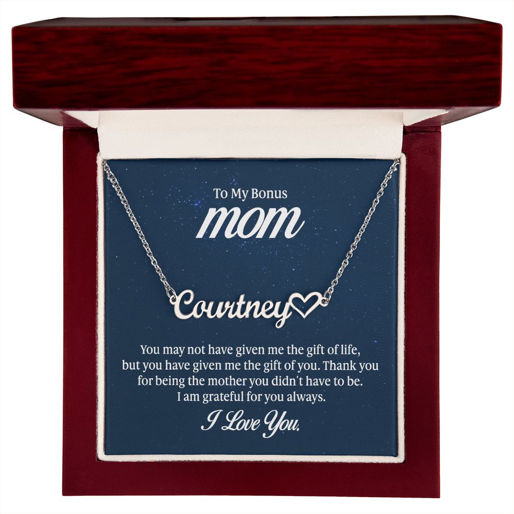 Custom Mom's name necklace