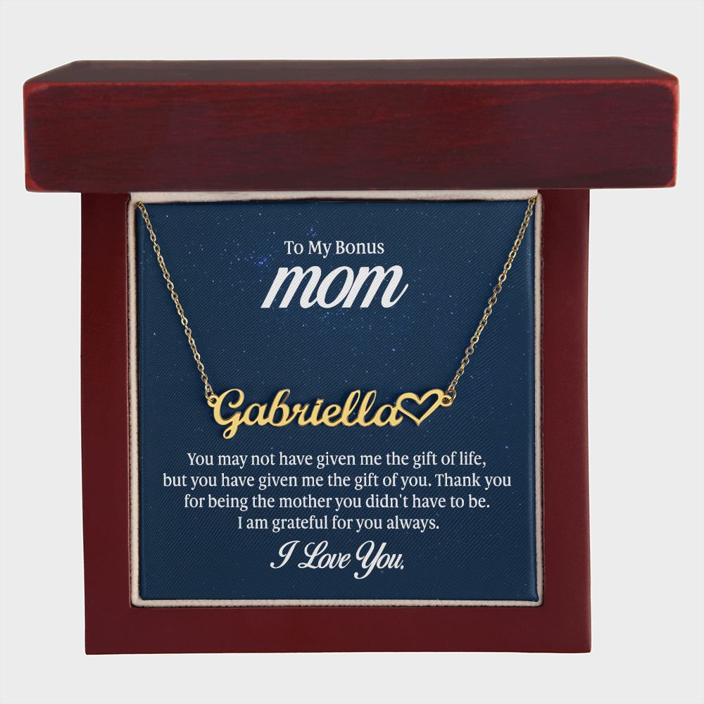 Custom Mom's name necklace