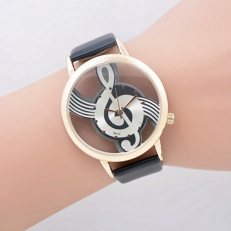 Stylish Treble Clef (G Clef) Musical Watch
