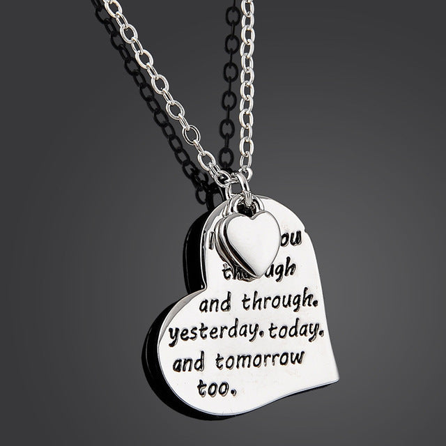 Family or Lover Pendant Necklace
