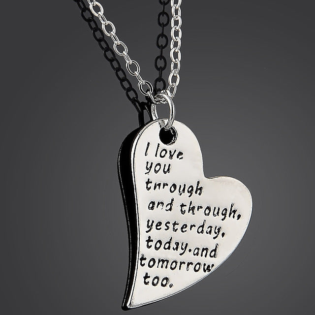 Family or Lover Pendant Necklace