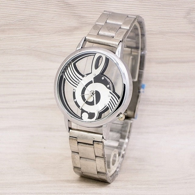 Stylish Treble Clef (G Clef) Musical Watch