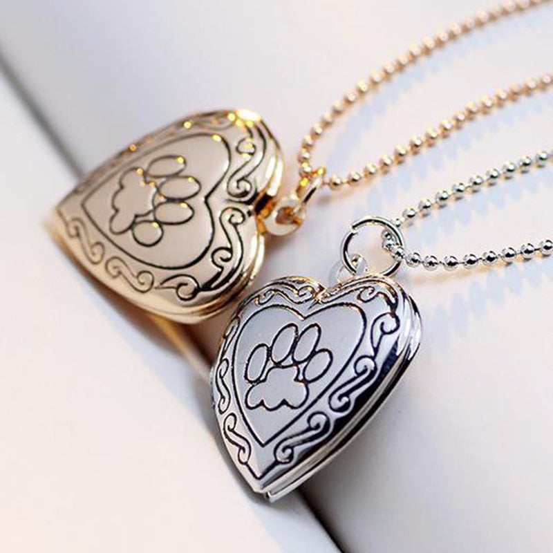 Memory Dog Locket Necklace