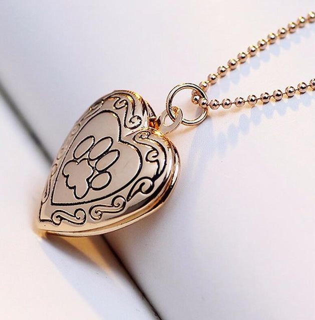 Memory Dog Locket Necklace