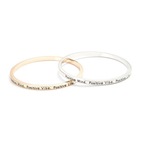 Positive Mind & Vibe Bangle